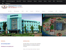 Tablet Screenshot of osmaniamedicalcollege.org